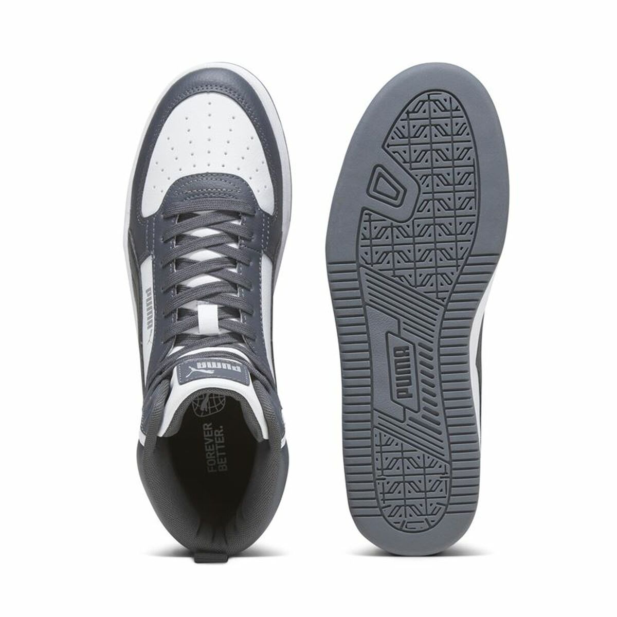 Puma Casual Trainers Puma Caven 2.0 Mid White Dark grey