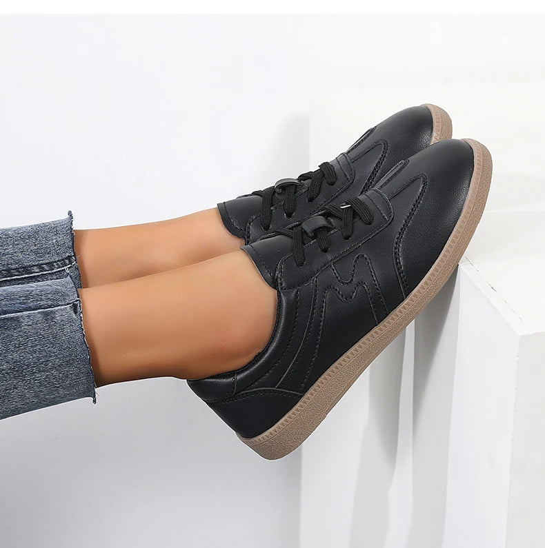 Women Sneakers Shoes for Women Spring Trend Casual Flats Sneakers Female New Fashion Comfort White Vulcanized Platform Shoes