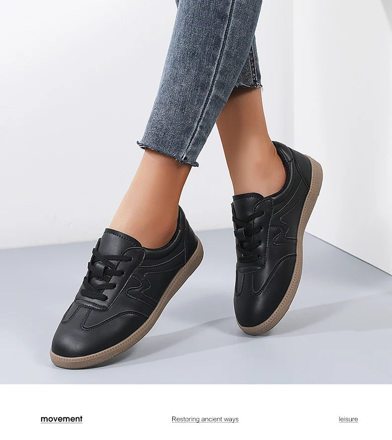Women Sneakers Shoes for Women Spring Trend Casual Flats Sneakers Female New Fashion Comfort White Vulcanized Platform Shoes