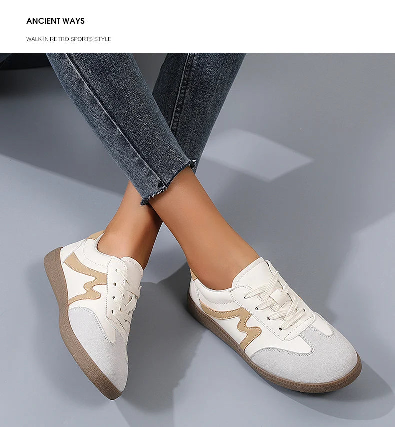 Women Sneakers Shoes for Women Spring Trend Casual Flats Sneakers Female New Fashion Comfort White Vulcanized Platform Shoes