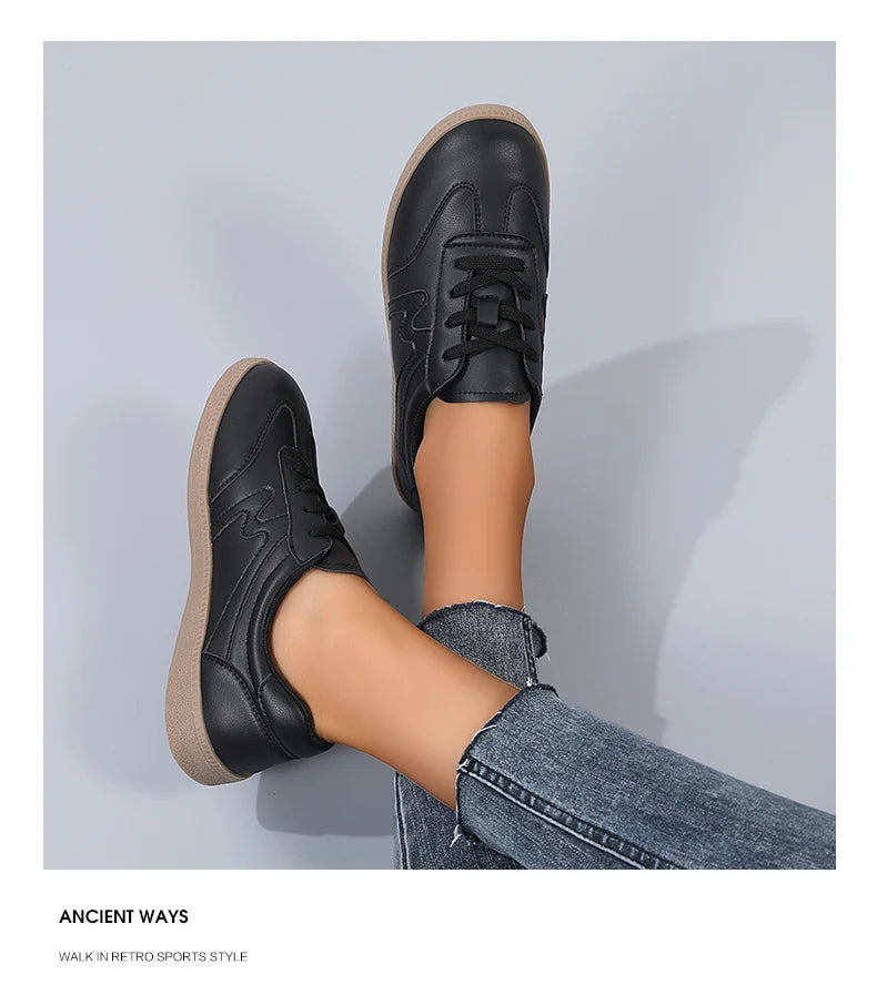 Women Sneakers Shoes for Women Spring Trend Casual Flats Sneakers Female New Fashion Comfort White Vulcanized Platform Shoes