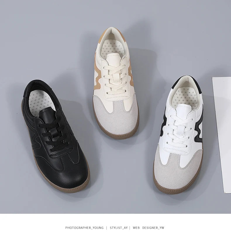 Women Sneakers Shoes for Women Spring Trend Casual Flats Sneakers Female New Fashion Comfort White Vulcanized Platform Shoes