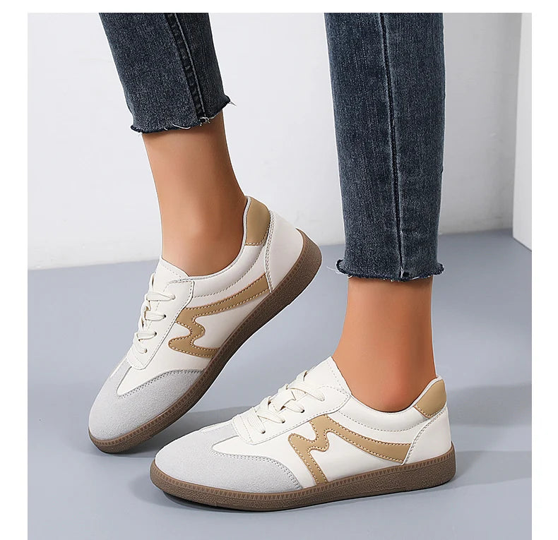 Women Sneakers Shoes for Women Spring Trend Casual Flats Sneakers Female New Fashion Comfort White Vulcanized Platform Shoes