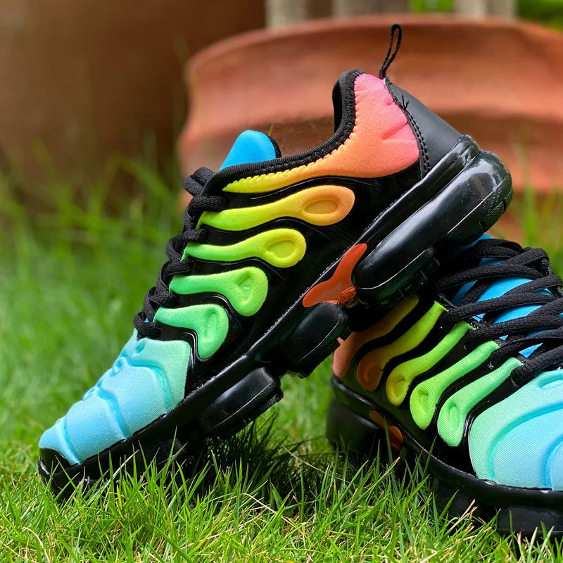 Women Sneakers 2024 Fashion Rainbow Color Platform Shoes Casual Walking Shoes Comforable Outdoor Ladies Vulcanized Shoes