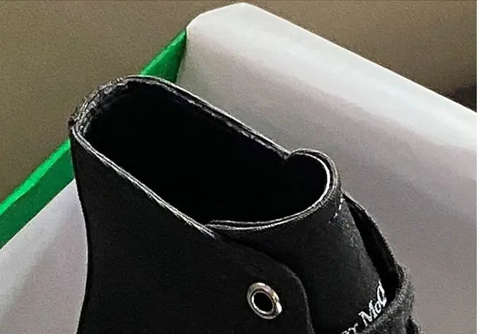 Genuine New Platform Sneakers For Women Autumn High Top Canvas White Shoes Casual Thick Bottom Vulcanized Shoes