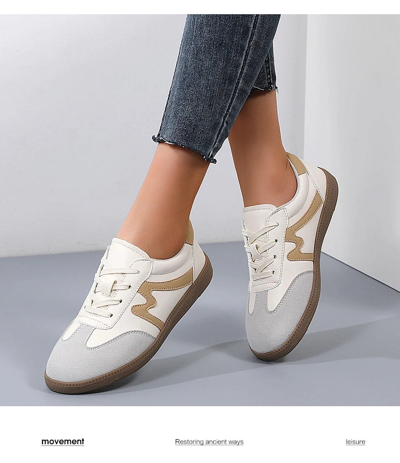 Women Sneakers Shoes for Women Spring Trend Casual Flats Sneakers Female New Fashion Comfort White Vulcanized Platform Shoes