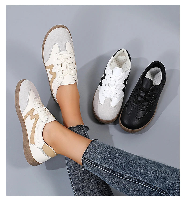 Women Sneakers Shoes for Women Spring Trend Casual Flats Sneakers Female New Fashion Comfort White Vulcanized Platform Shoes