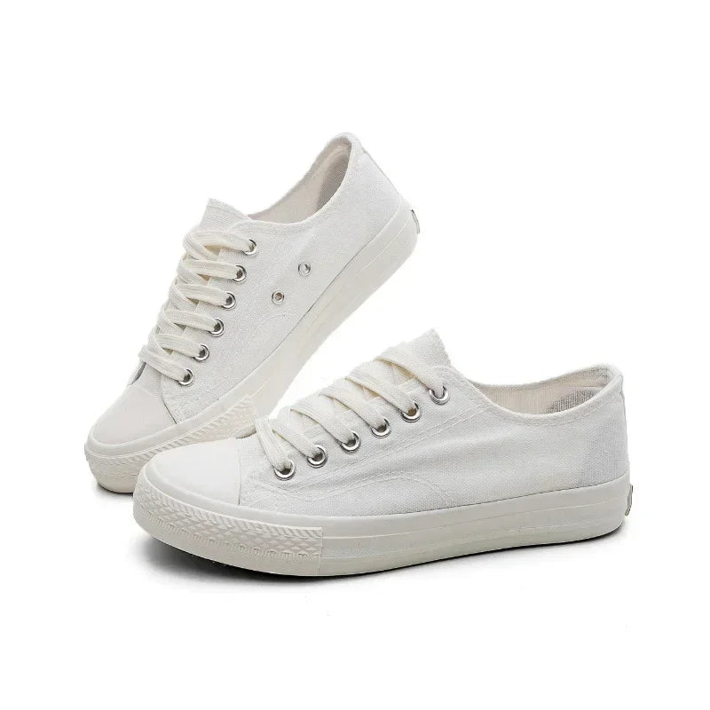 Sneakers for Women Low Top Canvas Shoes Men Fashion Durable Breathable Sneakers Slip on Casual Flats Zapatillas De Deporte