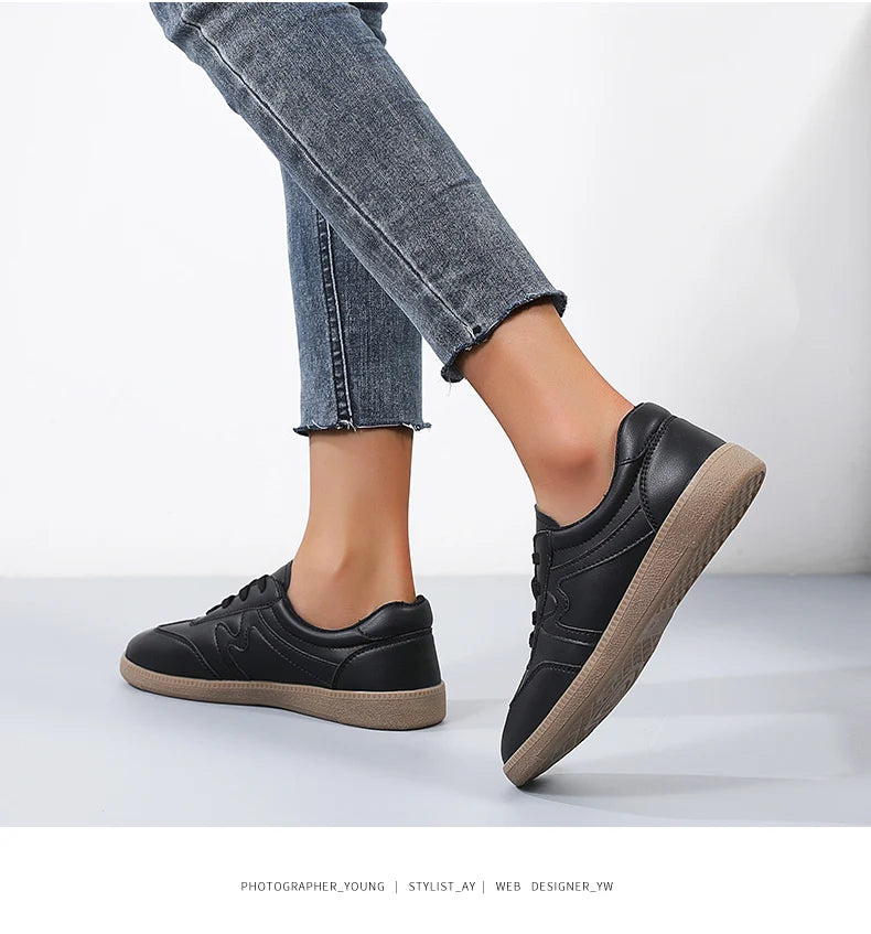 Women Sneakers Shoes for Women Spring Trend Casual Flats Sneakers Female New Fashion Comfort White Vulcanized Platform Shoes