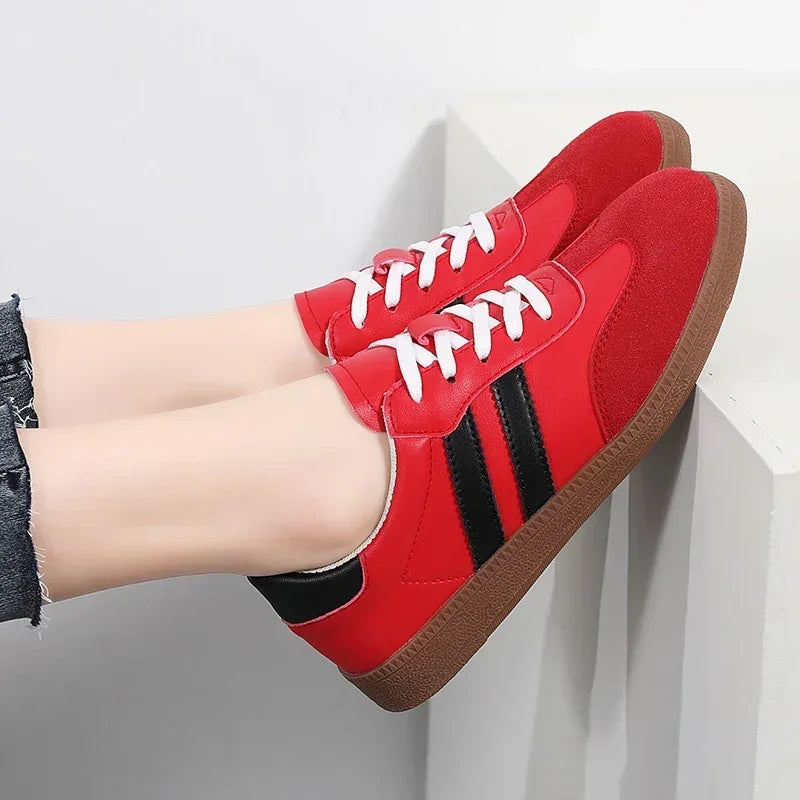 Women's Sneakers Fashion Breathable Flats Woman Soft Sole Casual Walking Vulcanized Shoes Women White Sneakers Zapatos De Mujer