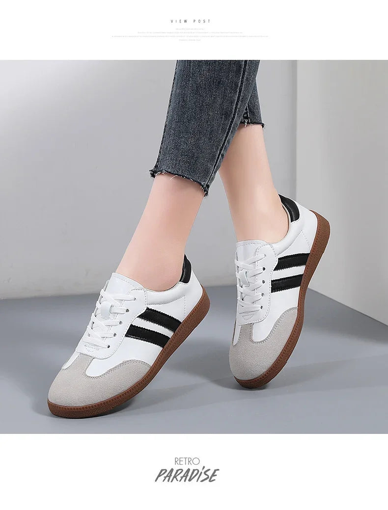 Women Sneakers Fashion Shoes Spring Trend Casual Flats Female New Fashion Comfort White Vulcanized Platform Shoes for Women