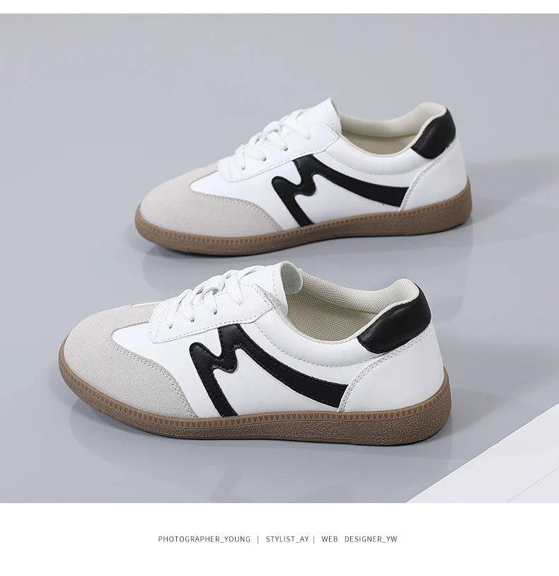 Women Sneakers Shoes for Women Spring Trend Casual Flats Sneakers Female New Fashion Comfort White Vulcanized Platform Shoes