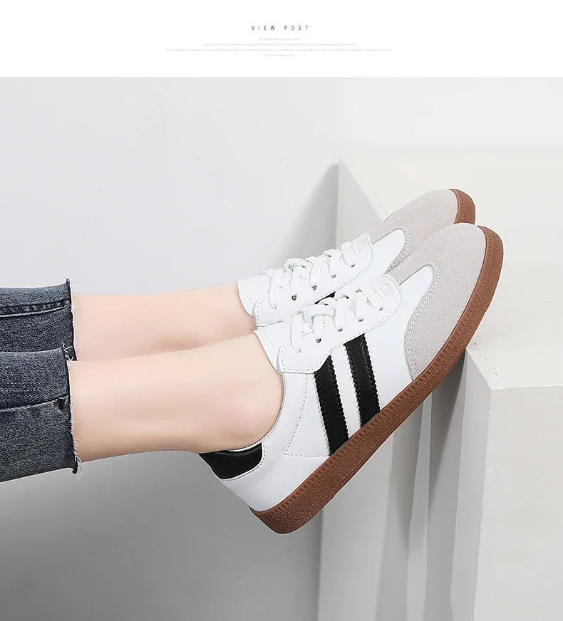 Women Sneakers Fashion Shoes Spring Trend Casual Flats Female New Fashion Comfort White Vulcanized Platform Shoes for Women