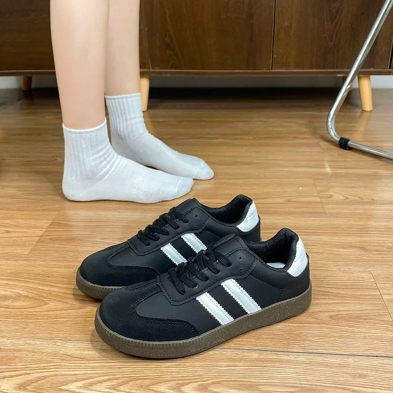 2025 Women Sneakers Fashion Shoes Spring Trend Casual Flats Female New Fashion Comfort White Vulcanized Platform Shoes for Women