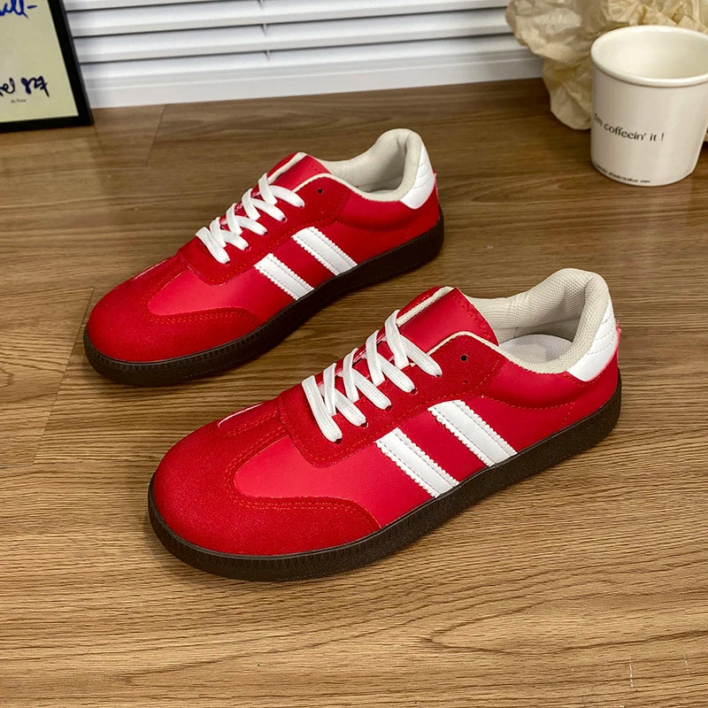 2025 Women Sneakers Fashion Shoes Spring Trend Casual Flats Female New Fashion Comfort White Vulcanized Platform Shoes for Women