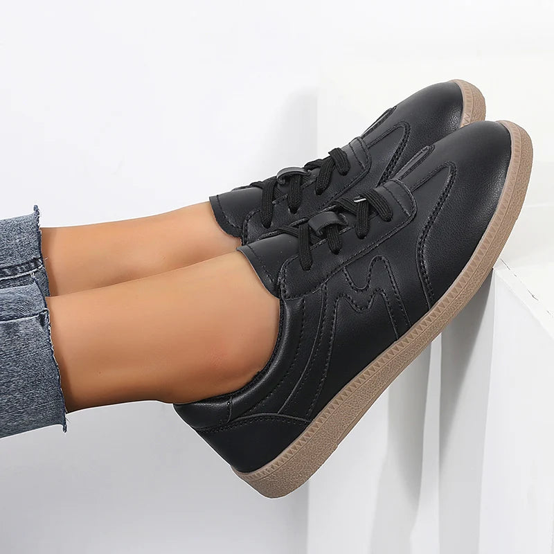 Women Sneakers Shoes for Women Spring Trend Casual Flats Sneakers Female New Fashion Comfort White Vulcanized Platform Shoes