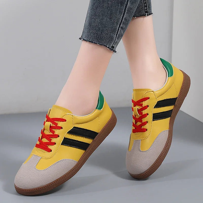 Women Sneakers Fashion Shoes Spring Trend Casual Flats Female New Fashion Comfort White Vulcanized Platform Shoes for Women