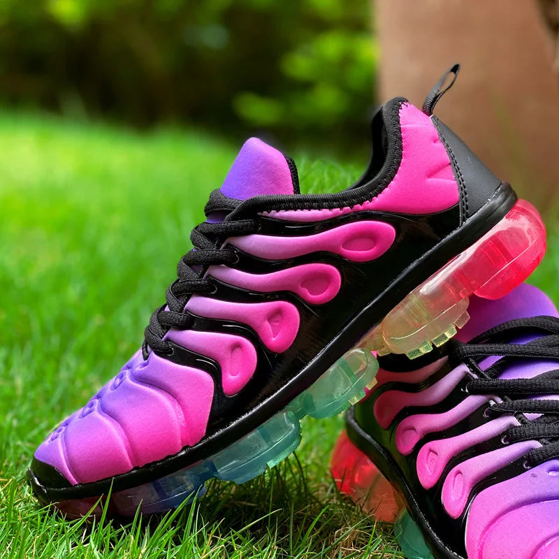 Women Sneakers 2024 Fashion Rainbow Color Platform Shoes Casual Walking Shoes Comforable Outdoor Ladies Vulcanized Shoes