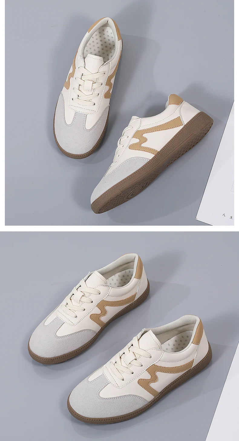 Women Sneakers Shoes for Women Spring Trend Casual Flats Sneakers Female New Fashion Comfort White Vulcanized Platform Shoes