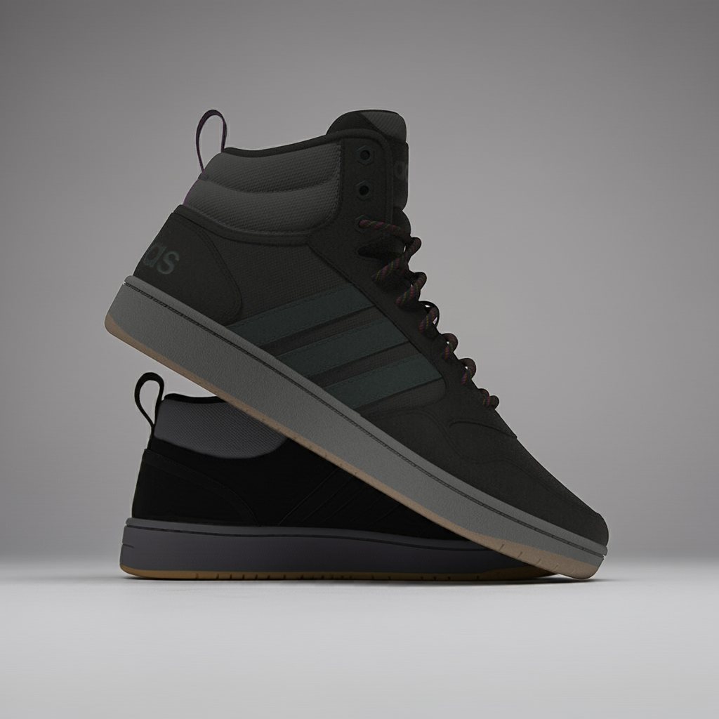 Adidas Women's casual trainers HOOPS 3.0 MID Adidas GZ6681 Black