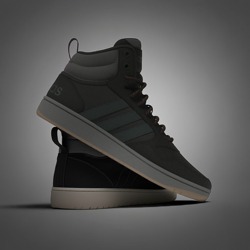 Adidas Women's casual trainers HOOPS 3.0 MID Adidas GZ6681 Black