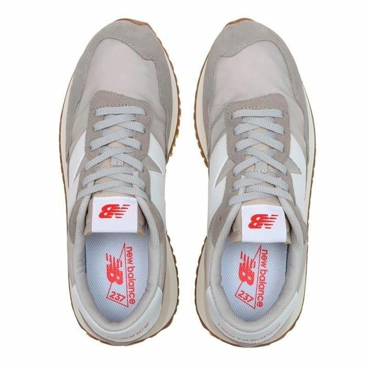 Running Shoes for Adults New Balance 237V Light grey-3