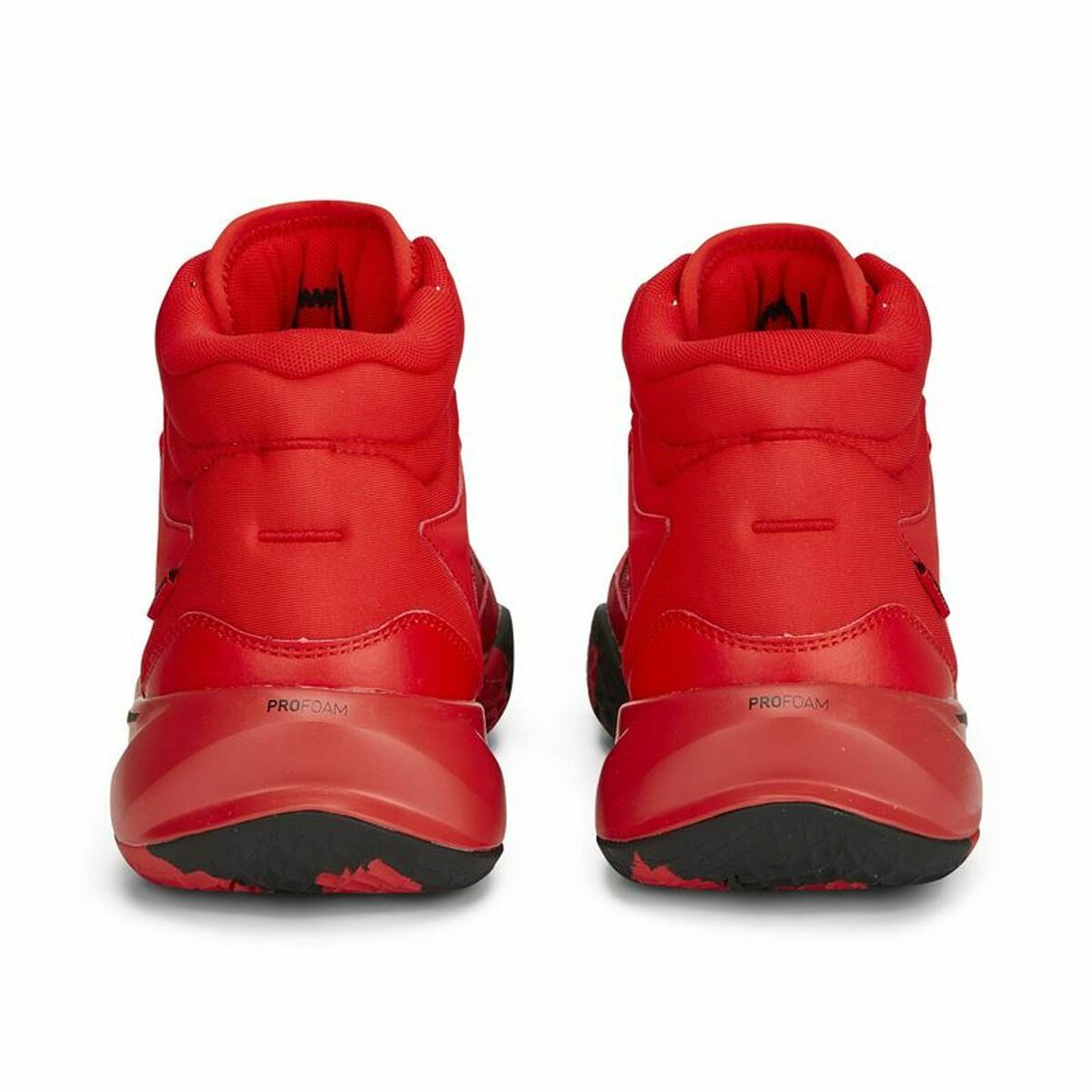 Basketball Shoes for Adults Puma Playmaker Pro Mid Red-1