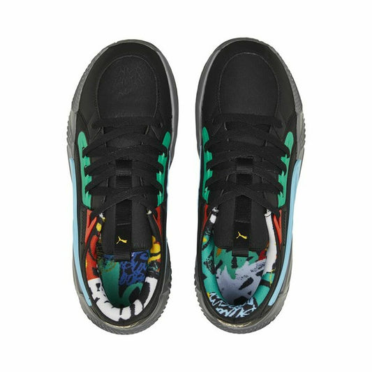 Basketball Shoes for Adults Puma Court Rider Chaos Black-2