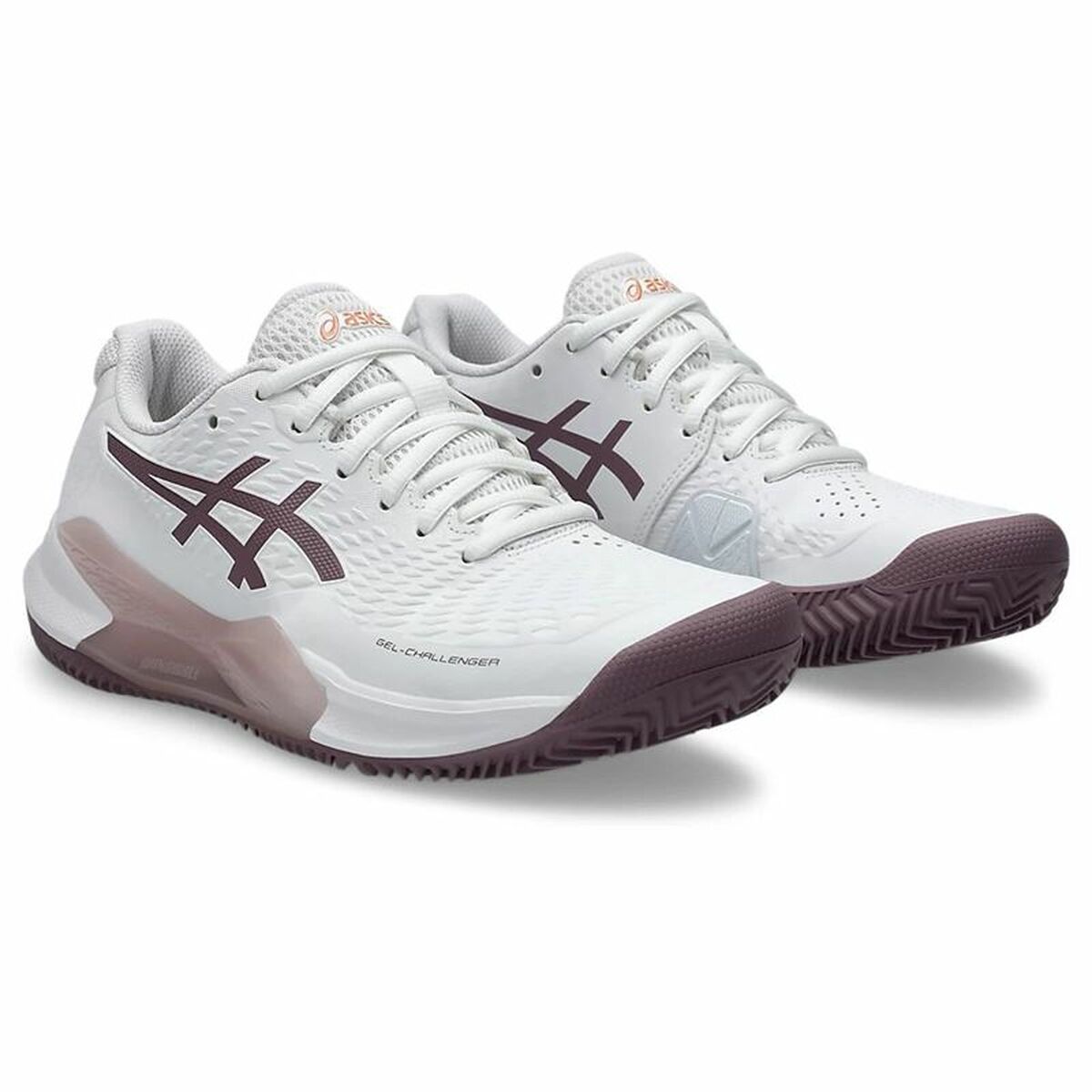Women's Tennis Shoes Asics Gel-Challenger 14 Clay White-5
