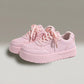Lace Up Platform Athletic Sneakers