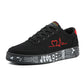 Round Toe Lace Up Platform Sneakers