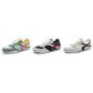 Lace Up Round Toe Contrast Flat Sneakers