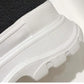 Genuine New Platform Sneakers For Women Autumn High Top Canvas White Shoes Casual Thick Bottom Vulcanized Shoes