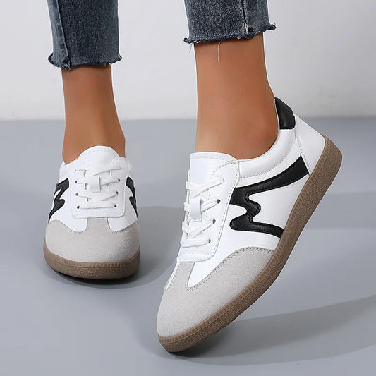 Women Sneakers Shoes for Women Spring Trend Casual Flats Sneakers Female New Fashion Comfort White Vulcanized Platform Shoes