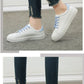 Women Sneakers 2024 Fashion Breathble Vulcanized Shoes Pu Leather Platform Shoes White Lace Up Casual Shoes Zapatos Mujer