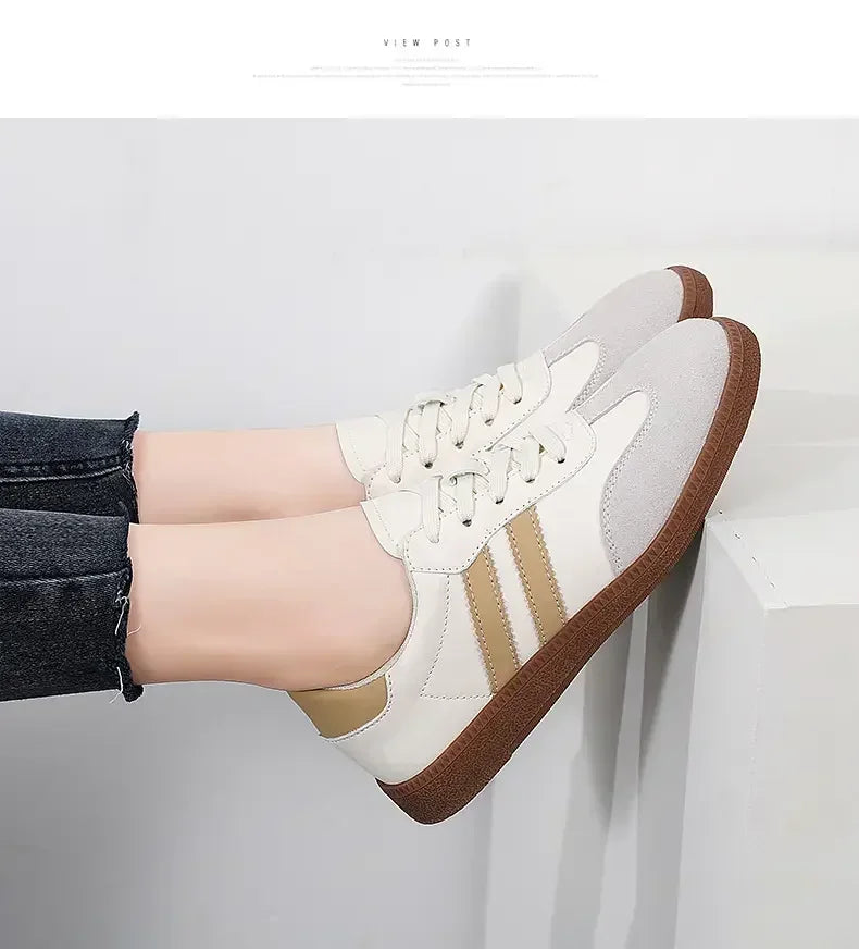 Women's Sneakers Fashion Breathable Flats Woman Soft Sole Casual Walking Vulcanized Shoes Women White Sneakers Zapatos De Mujer