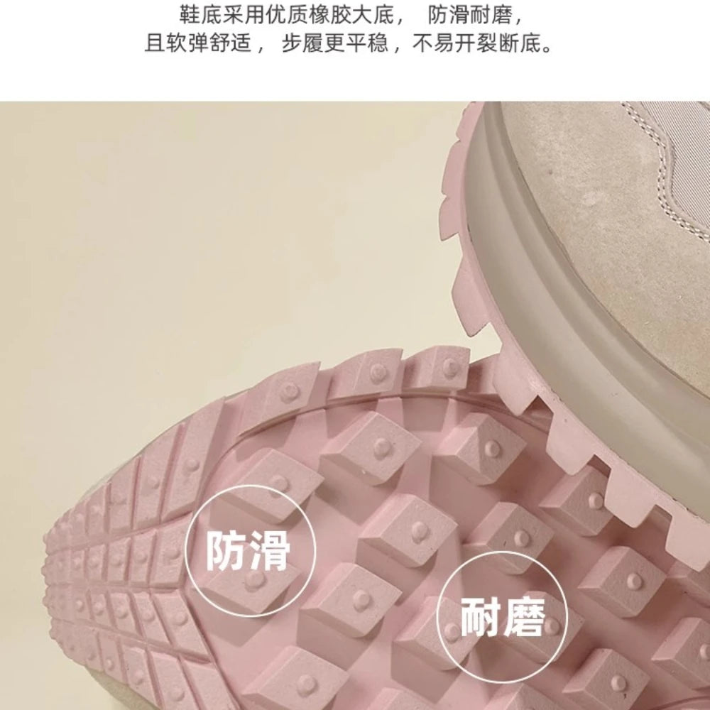 Women Sneakers 2024 Solid Wedge Casual Shoes Woman Sneakers Women Running Shoes Woman Lace-up Female Sneakers Zapatillas Mujer