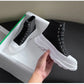 Genuine New Platform Sneakers For Women Autumn High Top Canvas White Shoes Casual Thick Bottom Vulcanized Shoes