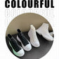 Genuine New Platform Sneakers For Women Autumn High Top Canvas White Shoes Casual Thick Bottom Vulcanized Shoes