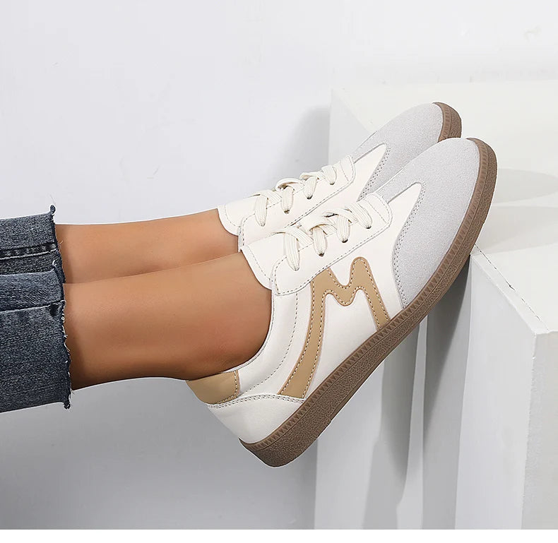 Women Sneakers Shoes for Women Spring Trend Casual Flats Sneakers Female New Fashion Comfort White Vulcanized Platform Shoes