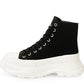 Genuine New Platform Sneakers For Women Autumn High Top Canvas White Shoes Casual Thick Bottom Vulcanized Shoes
