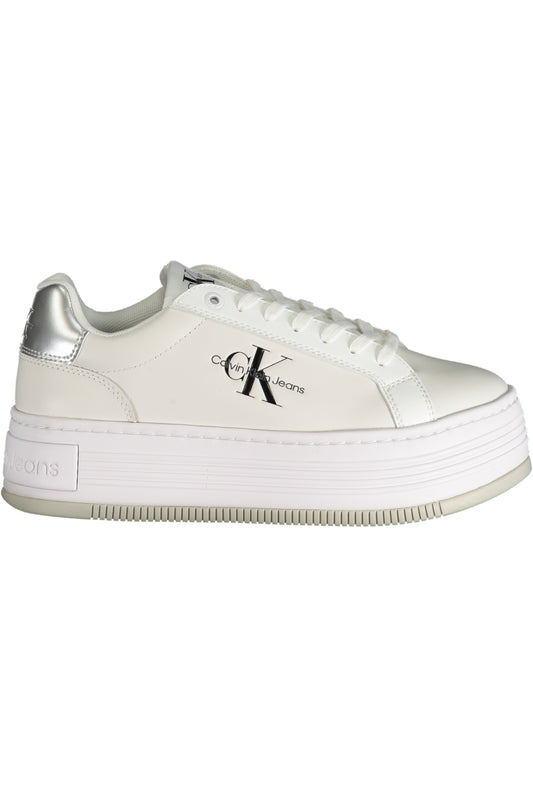 CALVIN KLEIN WHITE WOMEN'S SPORTS SHOES-0