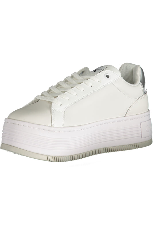 CALVIN KLEIN WHITE WOMEN'S SPORTS SHOES-2