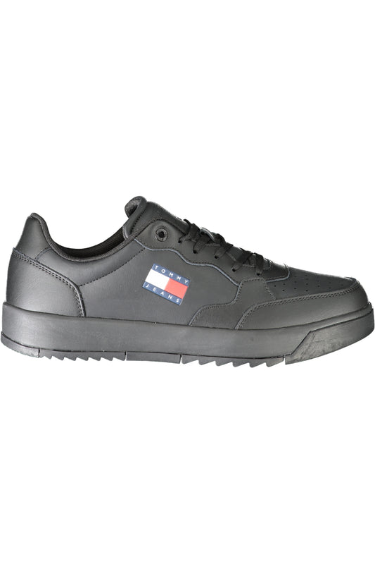 TOMMY HILFIGER MEN'S SPORTS SHOES BLACK-0