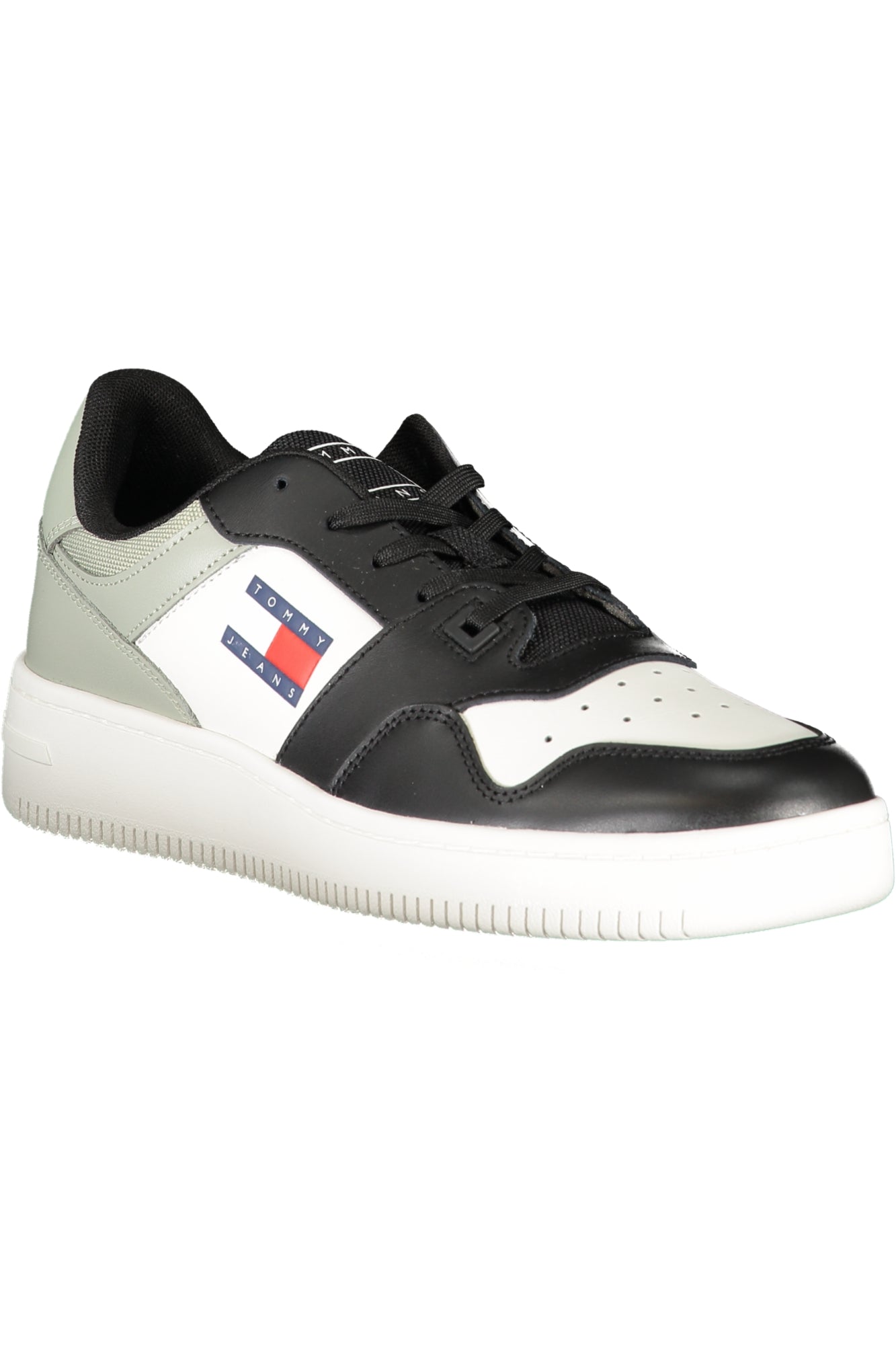 TOMMY HILFIGER BLACK MEN'S SPORTS SHOES-1