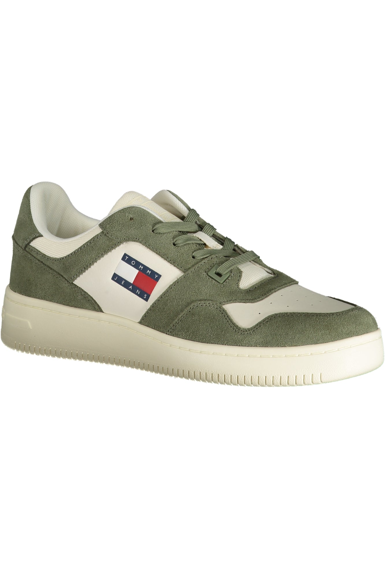 TOMMY HILFIGER GREEN MEN'S SPORTS SHOES-1