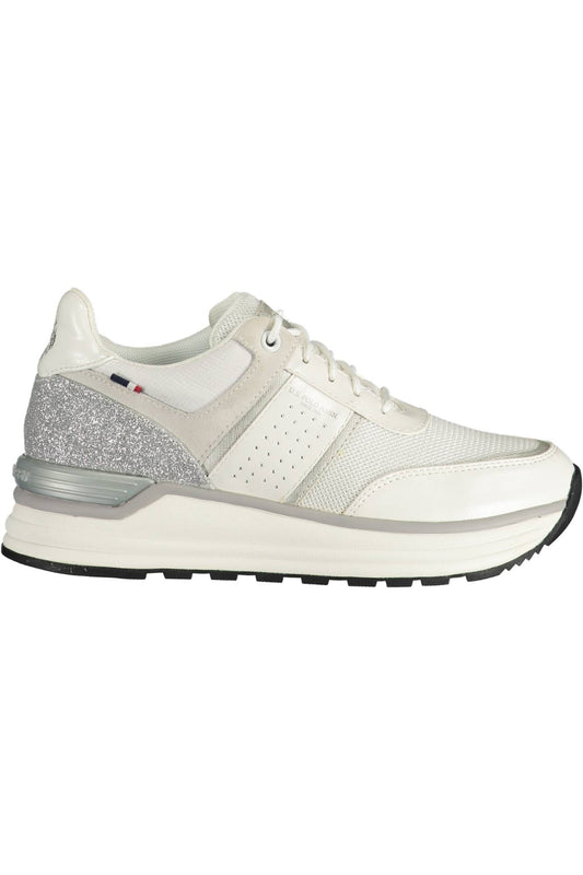 US POLO ASSN. WHITE WOMEN'S SPORTS SHOES-0