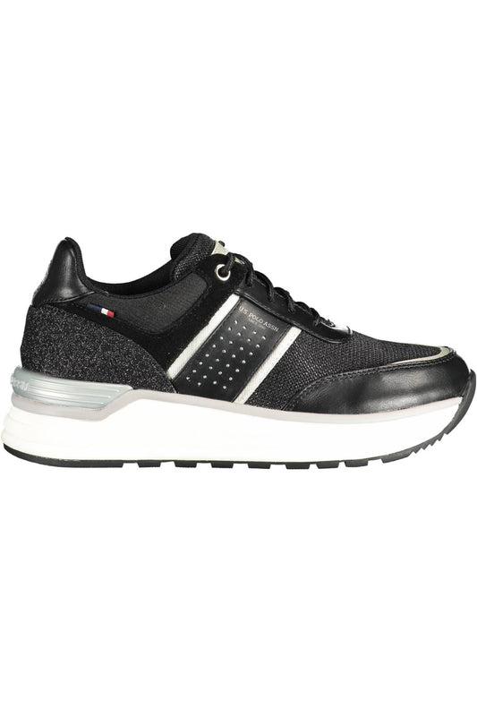 US POLO ASSN. BLACK WOMEN'S SPORTS SHOES-0