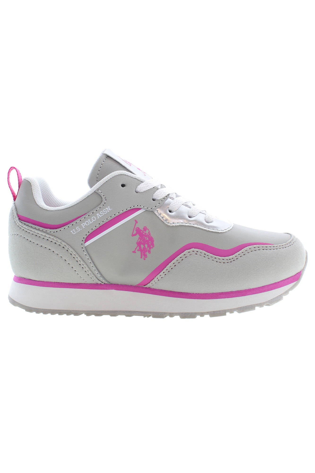 US POLO BEST PRICE GRAY GIRL SPORT SHOES-0