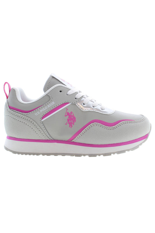 US POLO BEST PRICE GRAY GIRL SPORT SHOES-0